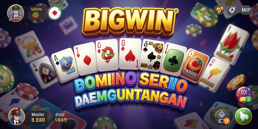 Screenshot menampilkan gameplay seru dari permainan Domino.
