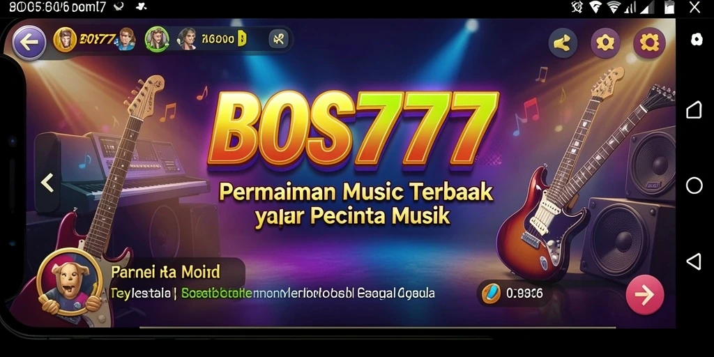 Tampilan gameplay BOS777 yang seru dengan berbagai genre musik.
