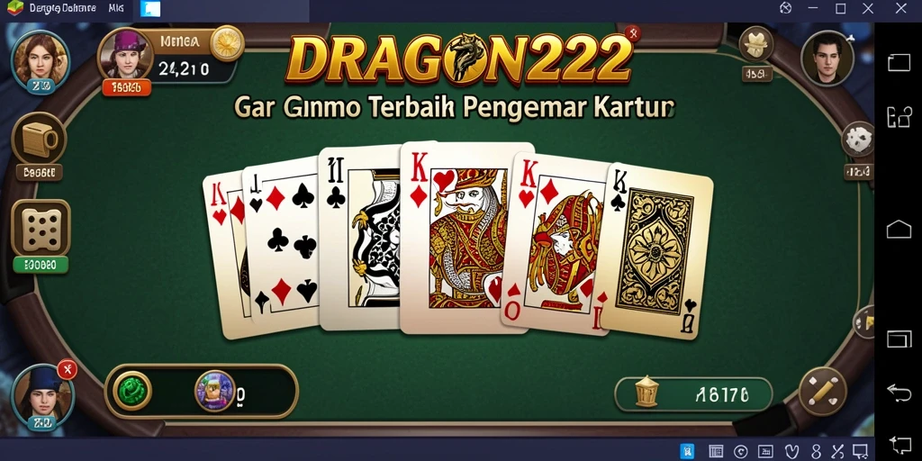 Tampilan gameplay yang menarik di DRAGON222 saat bermain Domino.