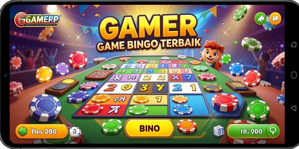 Tampilan gameplay Bingo yang mengasyikkan dan interaktif.