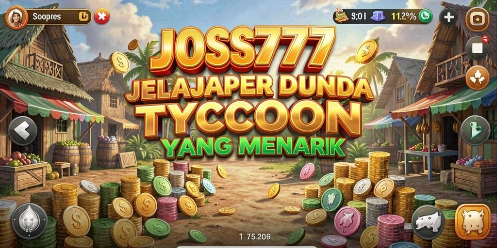 Tangkapan layar JOSS777 menampilkan gameplay Tycoon yang mengasyikkan.
