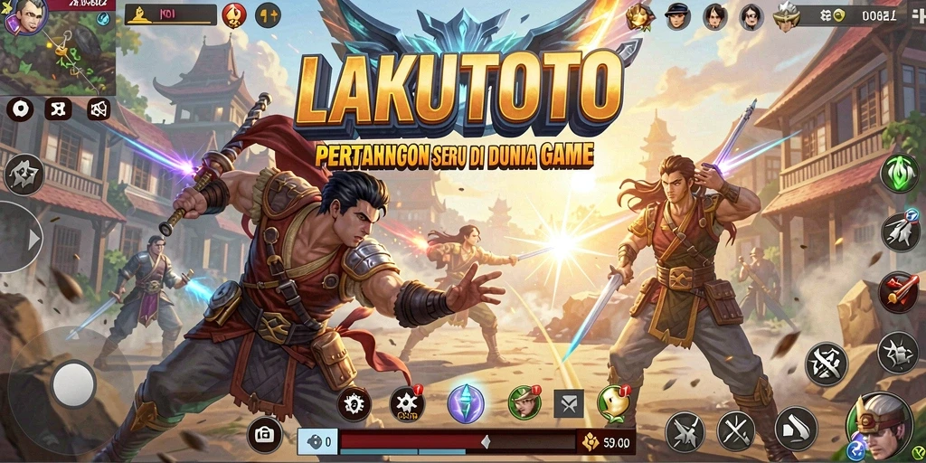Tampilan gameplay <strong>LAKUTOTO</strong> yang menegangkan dan penuh aksi.