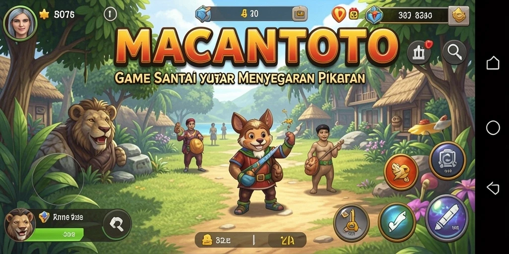 Tampilan gameplay <strong>MACANTOTO</strong> yang menarik dan menyenangkan.