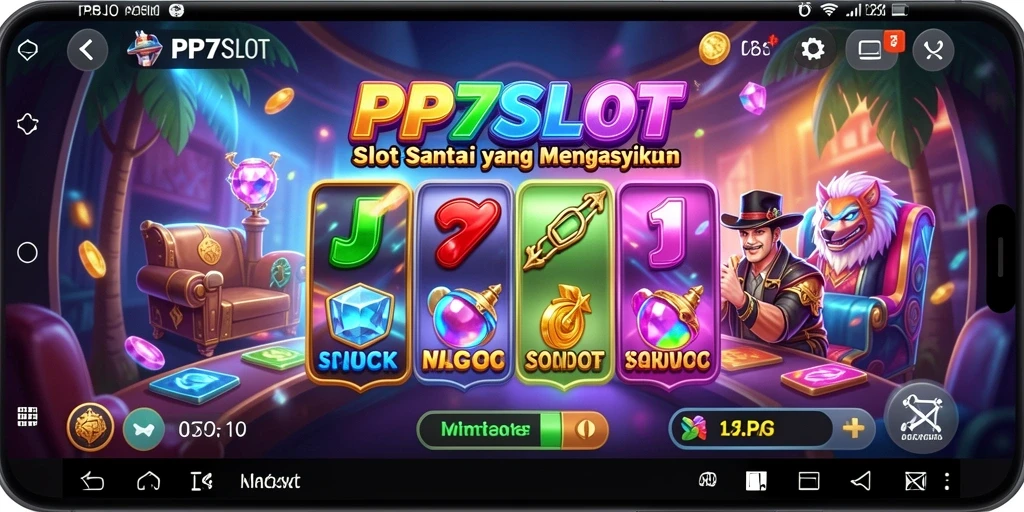 Tampilan gameplay PP7SLOT yang menarik dan penuh warna.