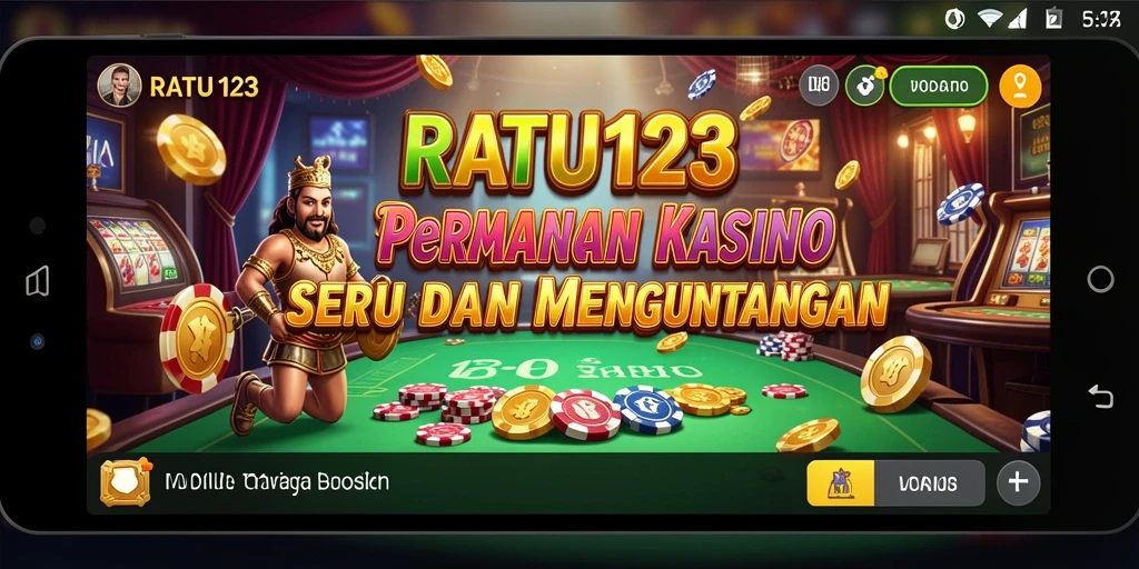 Screenshot gameplay <strong>RATU123</strong> menampilkan keseruan permainan Kasino.