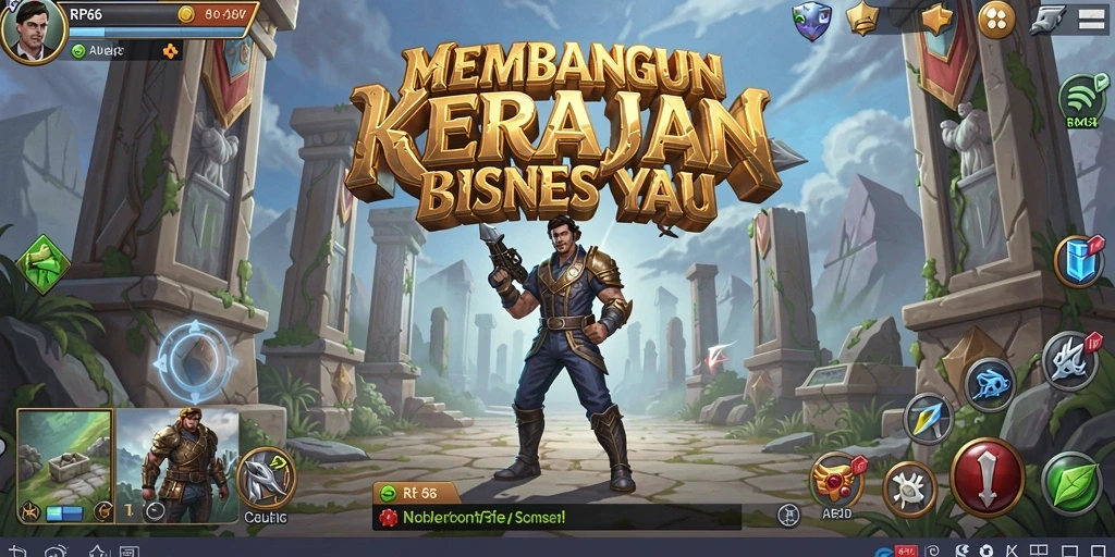 Tampilan gameplay RP66 yang dinamis dan penuh warna.