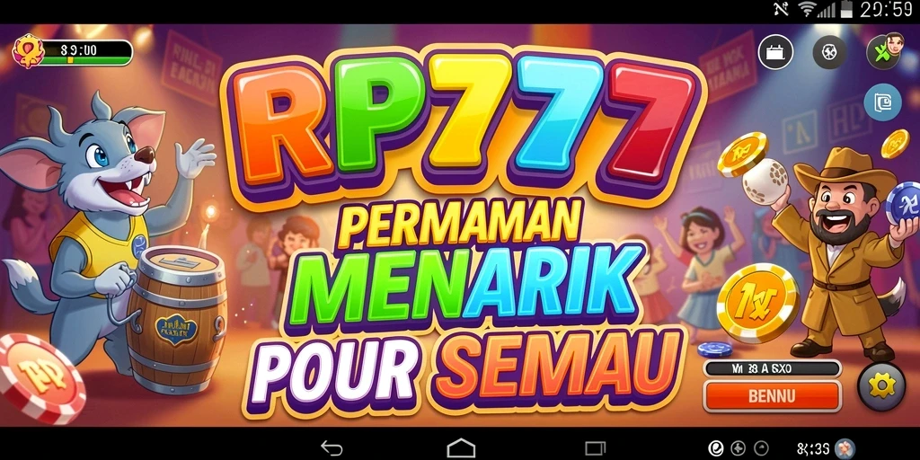 Screenshot gameplay RP777 menampilkan keseruan bermain Bingo.