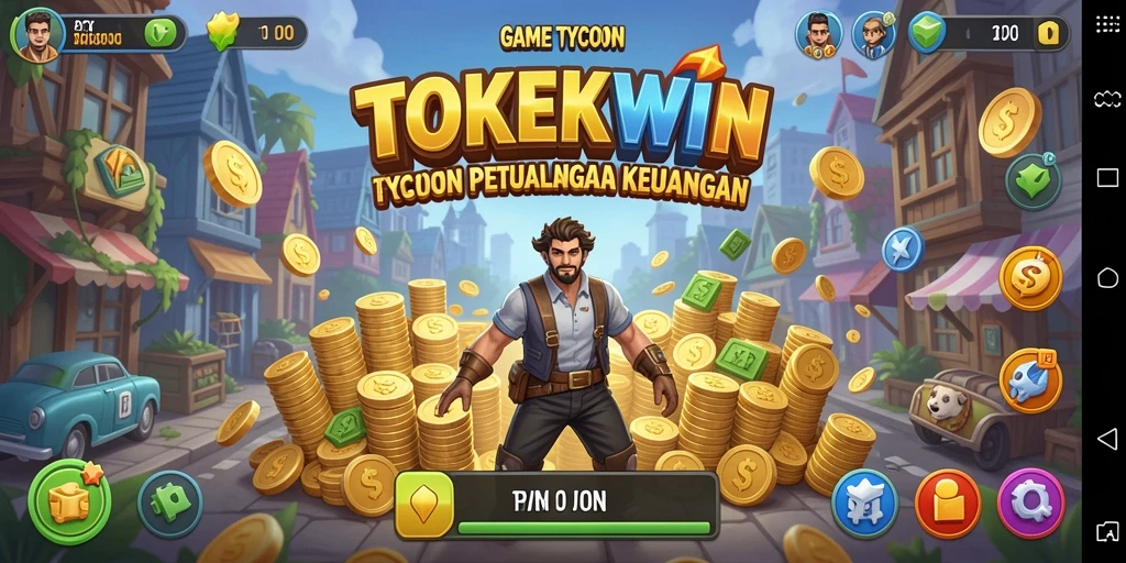 Screenshot game TOKEKWIN menampilkan gameplay menyenangkan dan strategis.
